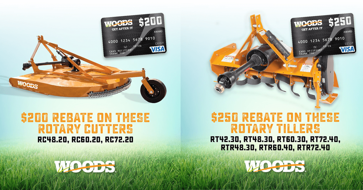 <p>Woods Spring Rebate Sale</p>