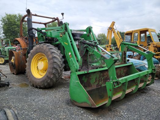John Deere 6190R Salvage Tractor