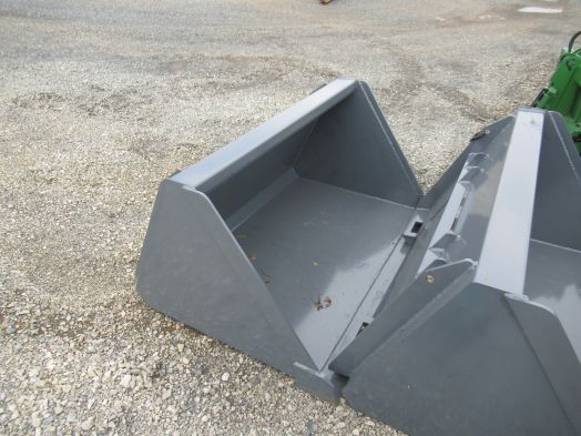 Gray 54" wheel loader bucket