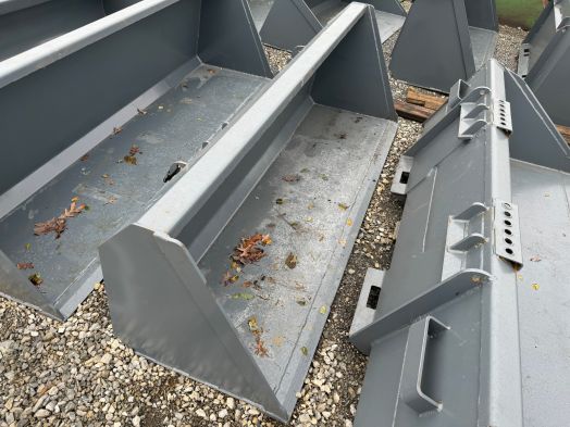 Gray 78" high back loader bucket 