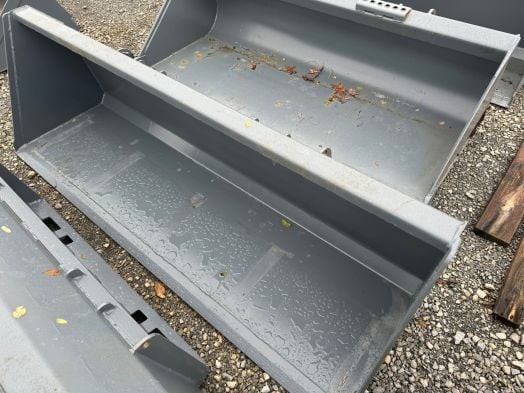 Gray 84" high back loader bucket 