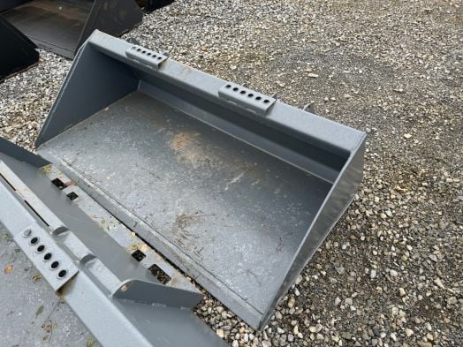 Gray 66" compact loader bucket bobtach