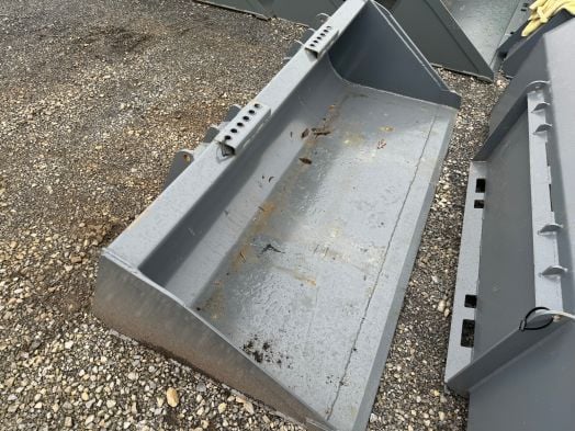 Gray 78" HD track loader bucket