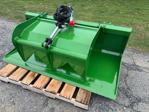 64" flat bottom grapple bucket for John Deere 
