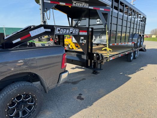 2025 Corn Pro 20+5 gooseneck trailer 14k