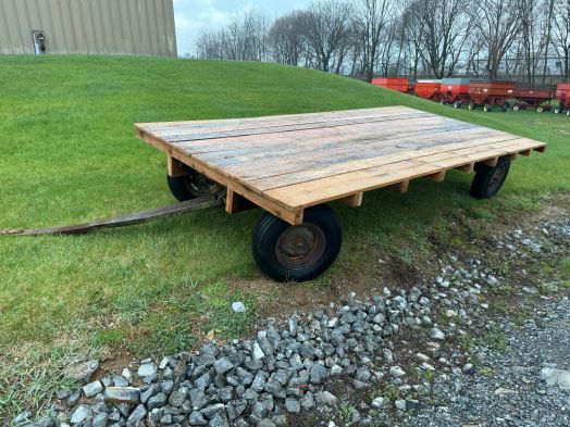 8x16 wood flat bed wagon