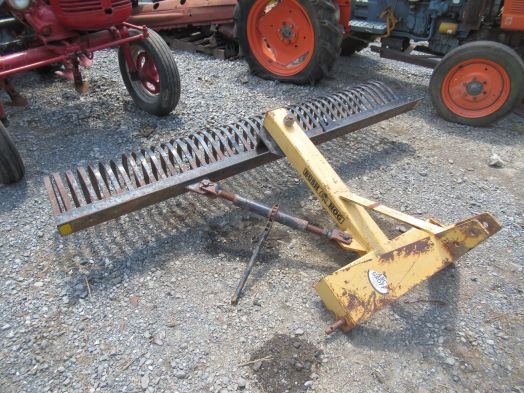 Bush Hog 7' 3pt stone rake MLR84