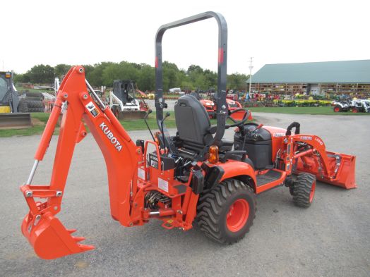 Kubota BX23s 4x4 tractor loader backhoe