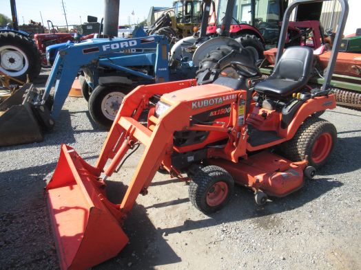 Kubota BX1500 4x4 loader and mower
