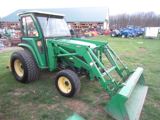 John Deere 4710 4x4 loader cab tractor