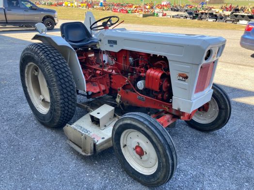 Satoh Bison S-650G tractor with mower