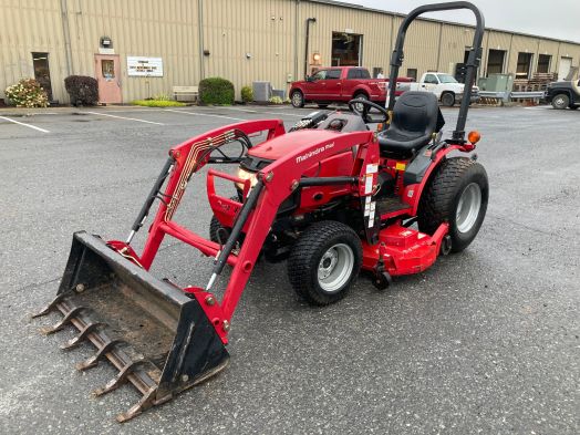 Mahindra Max 26XL with loader and mower