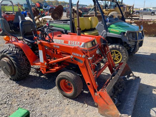 Kubota B1550 4x4 loader and mower
