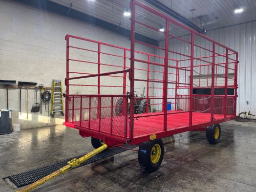 Farmers Choice 8x18  hay rack wagon 