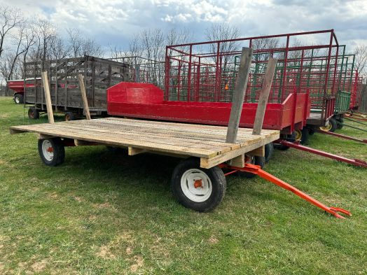 8x12 flat bed wagon