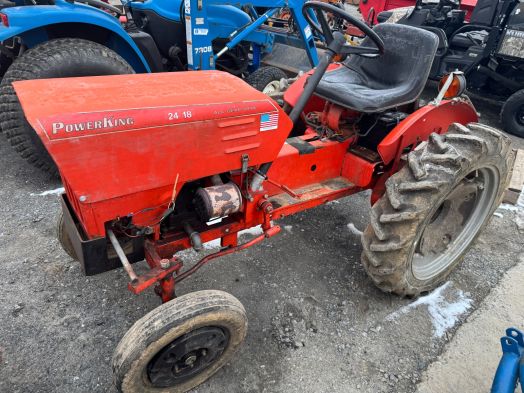 Power King 2418 with mower and blade