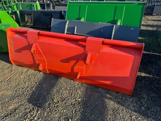 Kubota 8' global attach loader bucket. 