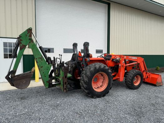 Kubota MX5000 4wd with Woods 9000 backhoe