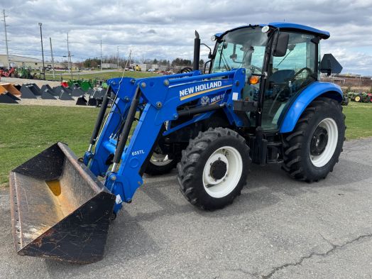 New Holland T4.75 4x4 cab and loader