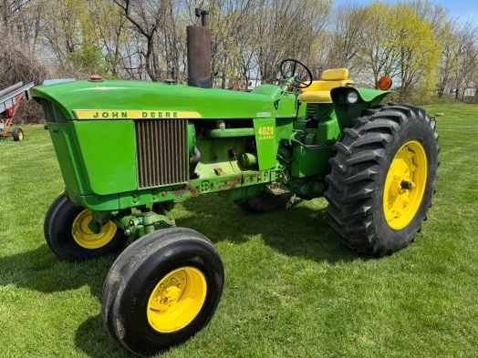 John Deere 4020 powershift side console  tractor