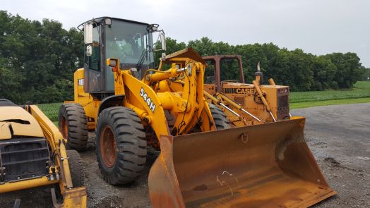 John Deere 544H Salvage Unit