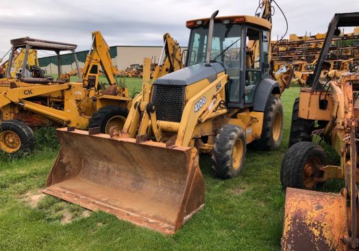 John Deere 410G Salvage Unit #1950