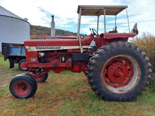 International 756 diesel tractor