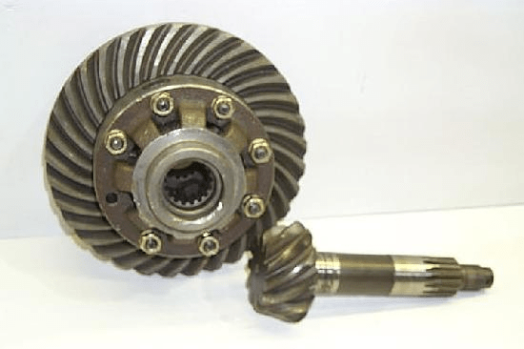 White Differential Assembly With Ring & Pinion