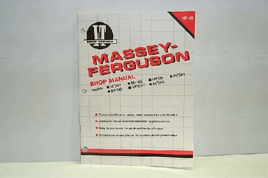 Massey Ferguson I & T Shop Service Manual