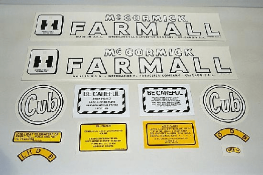 Farmall Decal Set