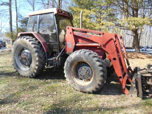 Case IH 5240 4wd cab tractor with loader
