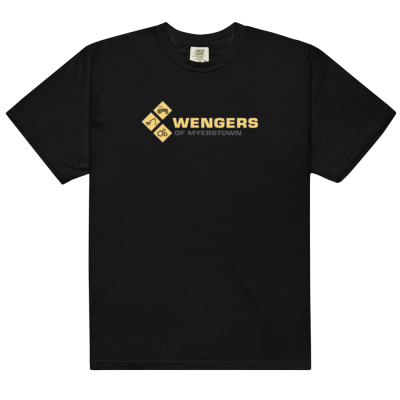 Wengers Unisex Heavyweight T-Shirt - Black