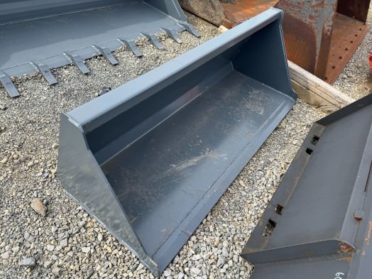 Gray 66" compact loader bucket 
