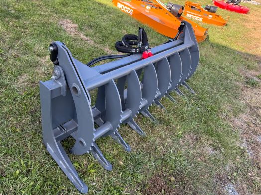 Gray 72" root grapple