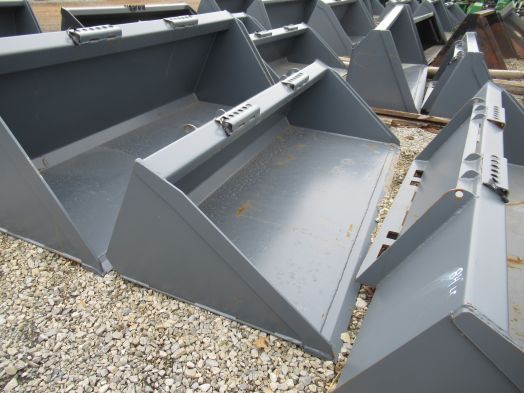 Gray 72" low profile bucket