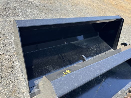Black Euro-Global 84" loader bucket
