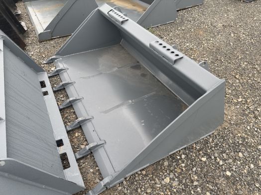 Gray 60" tooth skid loader bucket