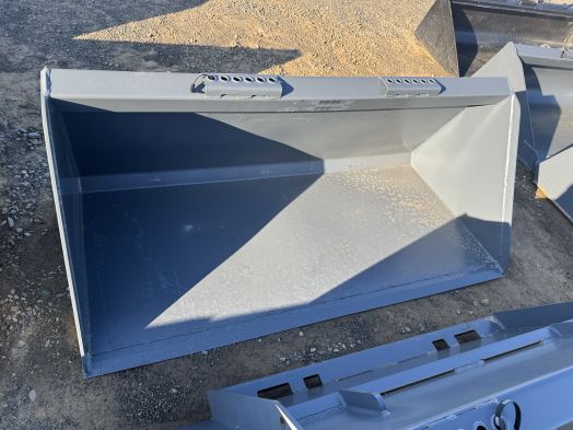 Gray 72" high volume loader bucket