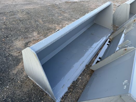 Gray 96" tractor loader bucket 