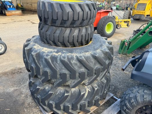 JD set of 4 Galaxy R4 tires on John Deere rims
