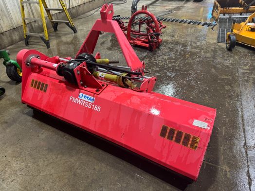 Titan 6' 3pt side shift flail mower