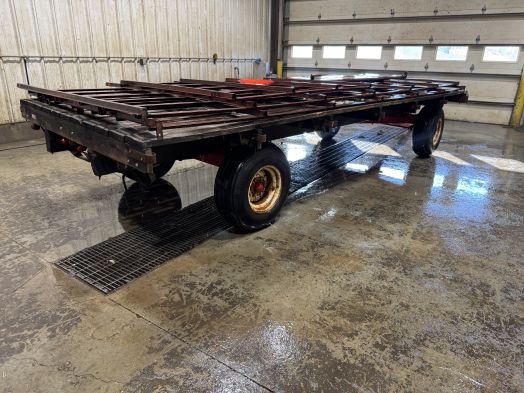Pequea 18' hay rack wagon 