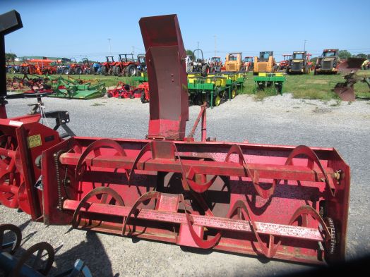 International 80" double auger snowblower 