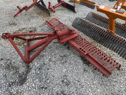 ARPS 7' 3pt stone rake 