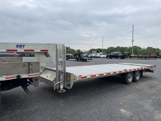 Eby 25' aluminum deckover trailer