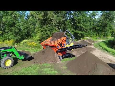 North 42 Hustler towable Grizzly Bar with power screener 