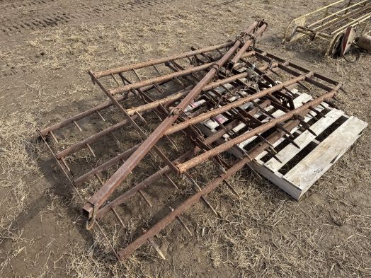 1 section spike harrow and hitch