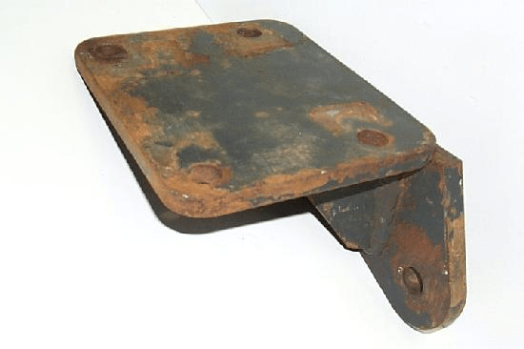 White Hitch Support - L.h.